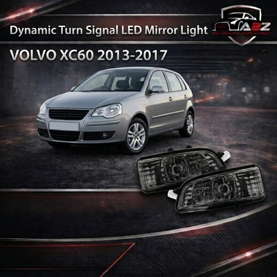 Side Rearview Mirror Light or Mirror Indicator Turn Signal Light Lamp Left 31111090 & 30716696 &  Right 31111102 & 30716697 Compatible With Volvo S40 (2007-2012)