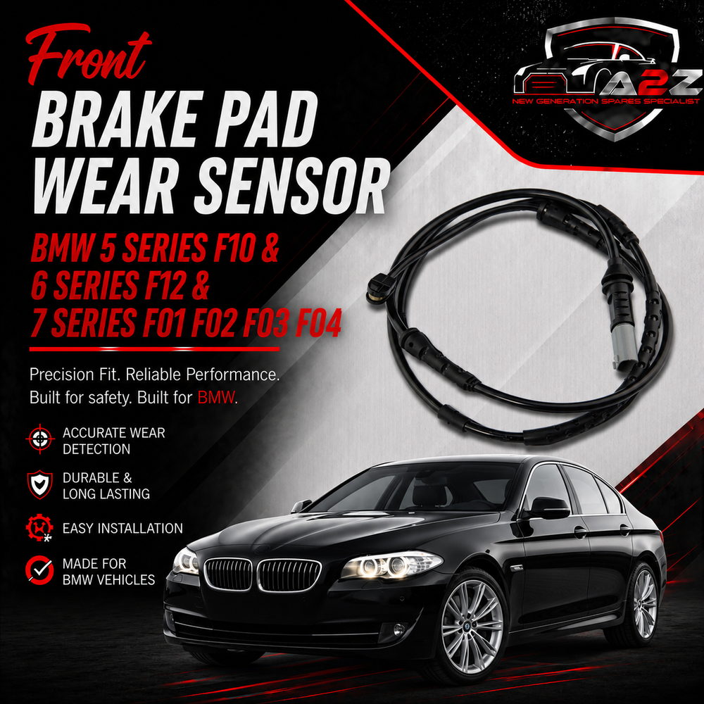 Front Brake Pad Wear Sensor 34356791958 Compatible With BMW 5 Series F10 & 6 Series F12 &  7 Series F01 F02 F03 F04