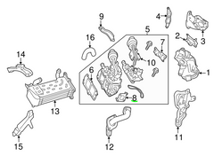 Valve Pipe Gasket EGR PACKING 306.220 6511420480 Compatible With Mercedes-Benz A-CLASS (W176) B-CLASS Sports (W246, W242) C-CLASS (W204, W205) CLA/CLS (C117, C218) E-CLASS (W212) GLA/GLE/GLC (X156, W166, X253) M-CLASS (W166) V-CLASS (W447) | VALENTE