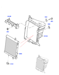 Auxiliary Radiator LR128288 Compatible With DEFENDER Station Wagon (L663)