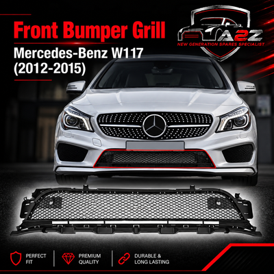 Front Bumper Grill 1178852122 Compatible With Mercedes-Benz CLA-CLASS W117 (2012-2015) Tag No.142