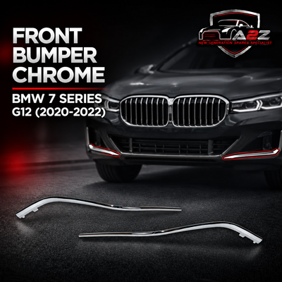 Front Bumper Chrome Left 51117475197 & Right 51117475198 Compatible With BMW 7 SERIES G12 LCI (2020-2022) Tag No.302