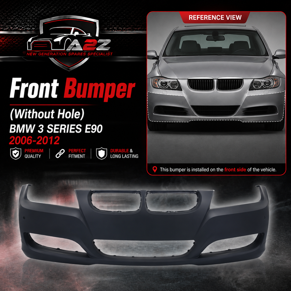 Front Bumper (Without Hole) 51117204249 Compatible With BMW 3 SERIES E90 2006-2012 Tag No.461B