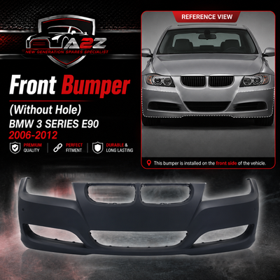Front Bumper (Without Hole) 51117204249 Compatible With BMW 3 SERIES E90 2006-2012 Tag No.461B