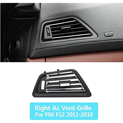 Black Ac Vent Grille Right 64229197487 & Left 64229197488 Compatible With BMW 6 Series F12 F06