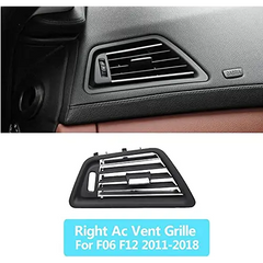 Black Ac Vent Grille Right 64229197487 & Left 64229197488 Compatible With BMW 6 Series F12 F06