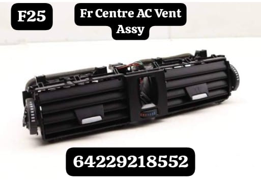 Black Ac Vent Grille Assembly Right 64229231995  & Left 64229231970 & Center 64229218552 Compatible With BMW X3 F25