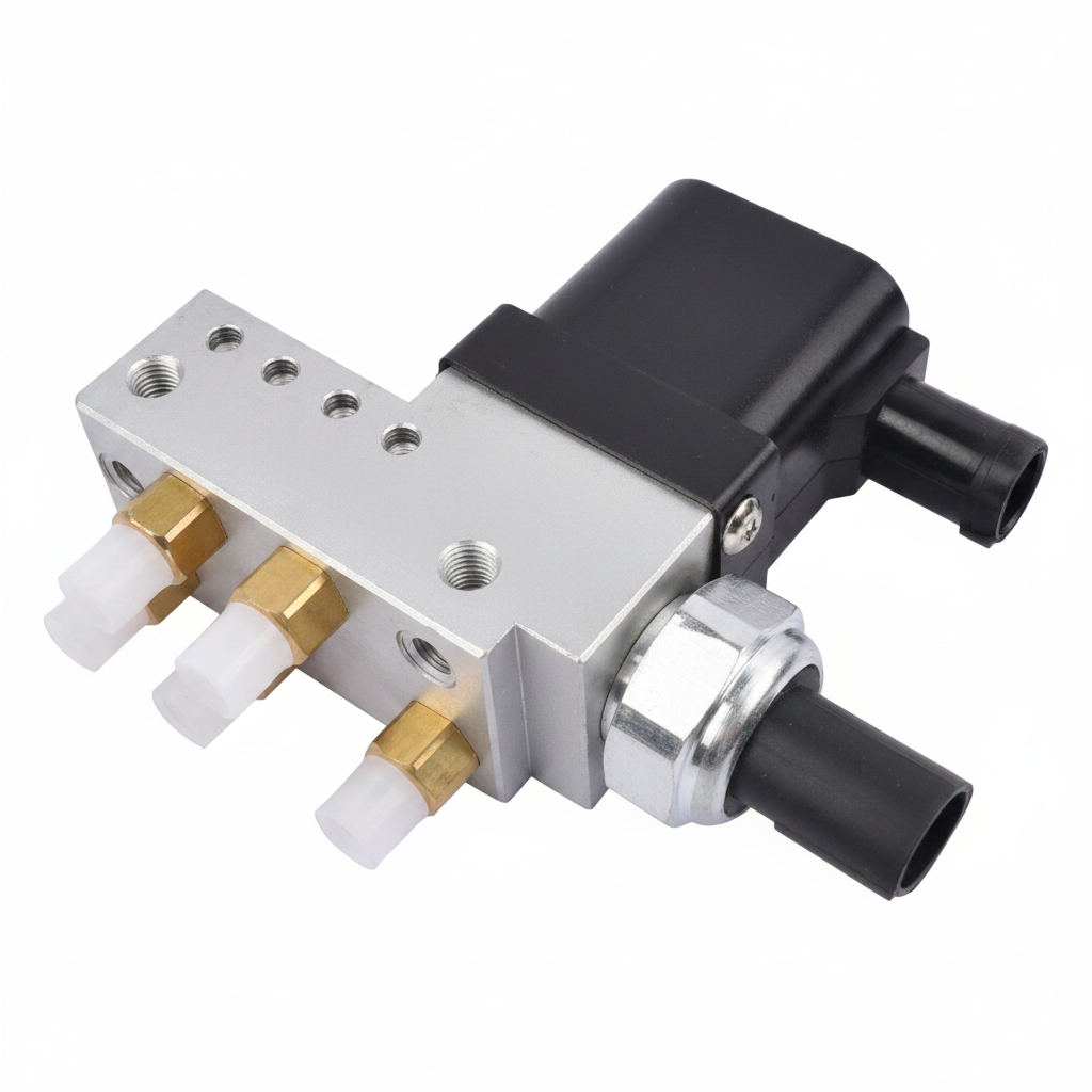 Air Suspension Solenoid Valve Block 2113200158 2113200258 Compatible With MERCEDES-BENZ CLS C219 & E-CLASS W211