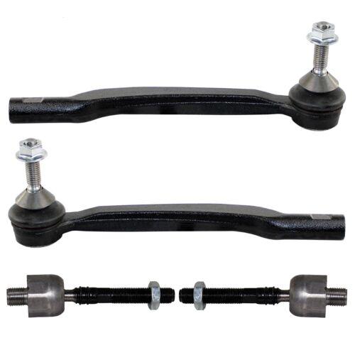 Front Steering Tie Rod End Head Assembly (Rack End 274353 & Tie Rod End Left & Right 31201228F 31201229F) Compatible With  VOLVO S60 S80 V70 XC90 I (275)