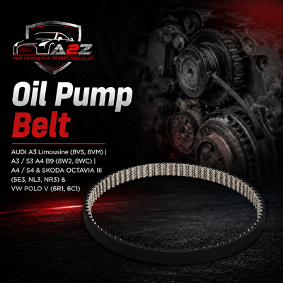 Oil Pump Belt 941081 04E121605J 04E121605L Compatible With AUDI A3 Limousine (8VS, 8VM) | A3 / S3 A4 B9 (8W2, 8WC) | A4 / S4 & SKODA OCTAVIA III (5E3, NL3, NR3) & VW POLO V (6R1, 6C1) (DAYCO)