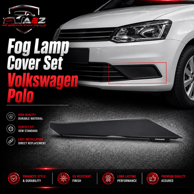 Fog Lamp Cover Set Left 6RG854321 & Right 6RG854322 Compatible With Volkswagen Polo