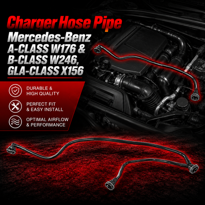 Charger Hose Pipe 2465010325 A2465010325 for Mercedes-Benz A-CLASS W176 & B-CLASS W246, GLA-CLASS X156 Tag-H-12