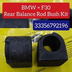 Rear Stabilizer Sway Bar Bushing Kit 33356792196 Compatible With BMW 3 Series (F30, F80) & 3 Series Gran Turismo (F34)
