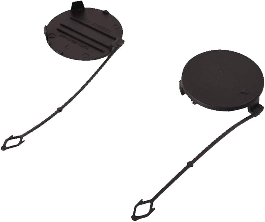 Front BUMPER TOW HOOK COVER TOW EYE COVER (Towing Cap) Left 51117159589 & Right 51117159590 Compatible With  BMW X5 E70