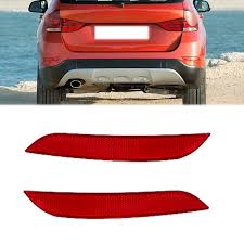 Rear Bumper Reflector Compatible With BMW X1 E84 2013-2014 Rear Bumper Reflector Left 63147314883 & Right 63147314884 Tag-RB-55