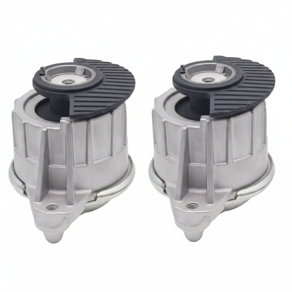 Front Engine Mount Set Compatible With MERCEDES-BENZ C-CLASS W204 & E-CLASS W212 Engine Mount Left 2042400117 & Right 2042400217