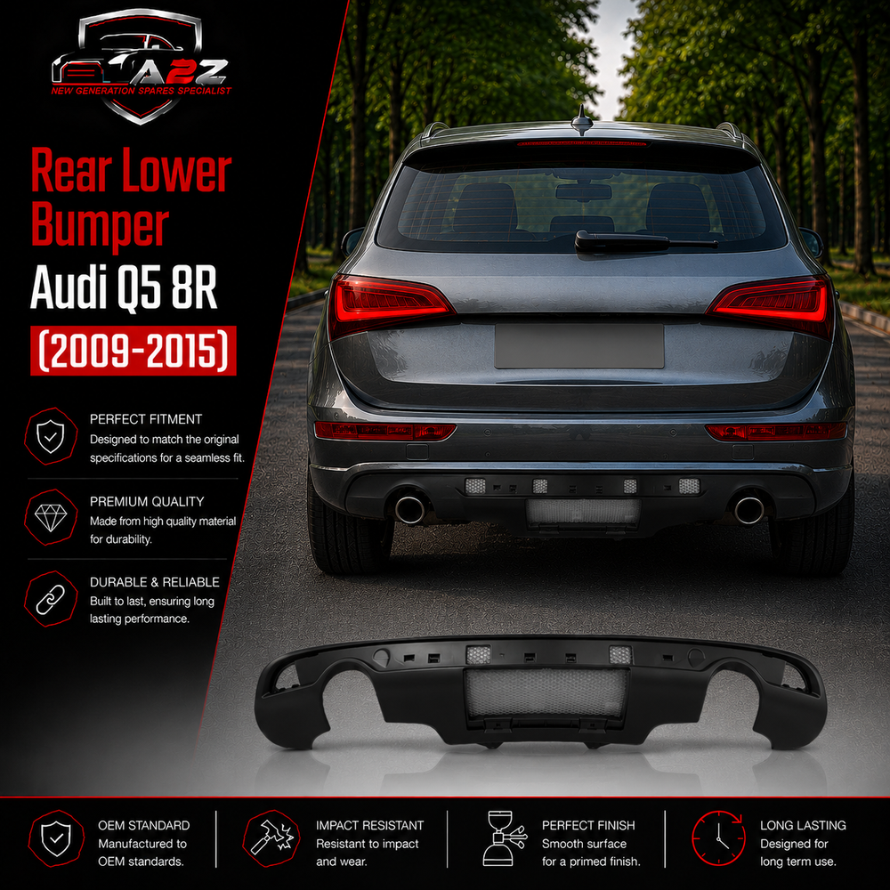 Rear Lower Bumper 8R0807833G Compatible With Audi Q5 8R (2009-2015) Tag No.211