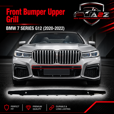 Front Bumper Upper Grill 51118076419 Compatible With BMW 7 SERIES G12 LCI (2020-2022) Tag No.88