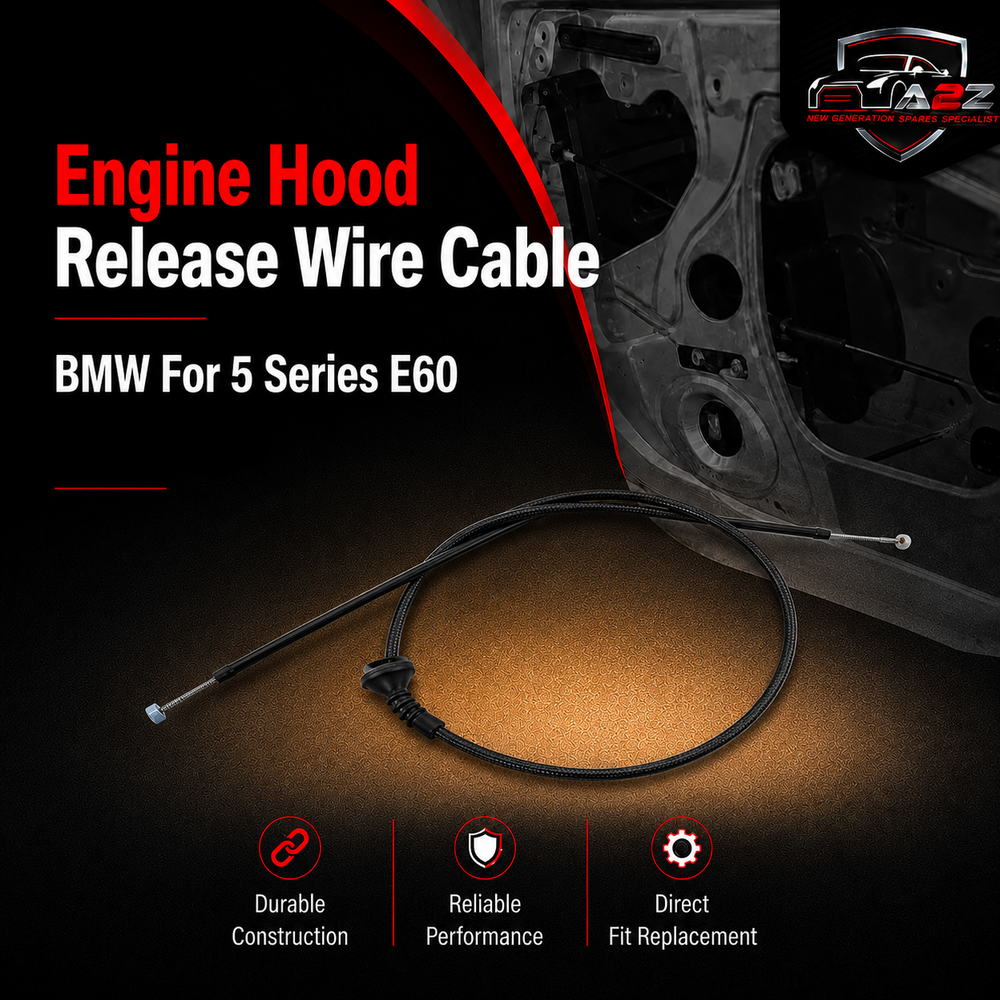 Engine Hood Release Wire Cable 51237184451 51237008760 51237008761 Compatible With BMW  For 5 Series E60