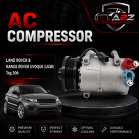 AC Compressor AV6N19D629BA & EJ3219D629BC & LR027788 & LR030867 & LR039622 & LR041117 & LR056300 Compatible With LAND ROVER & RANGE ROVER EVOQUE (L538) Tag.306