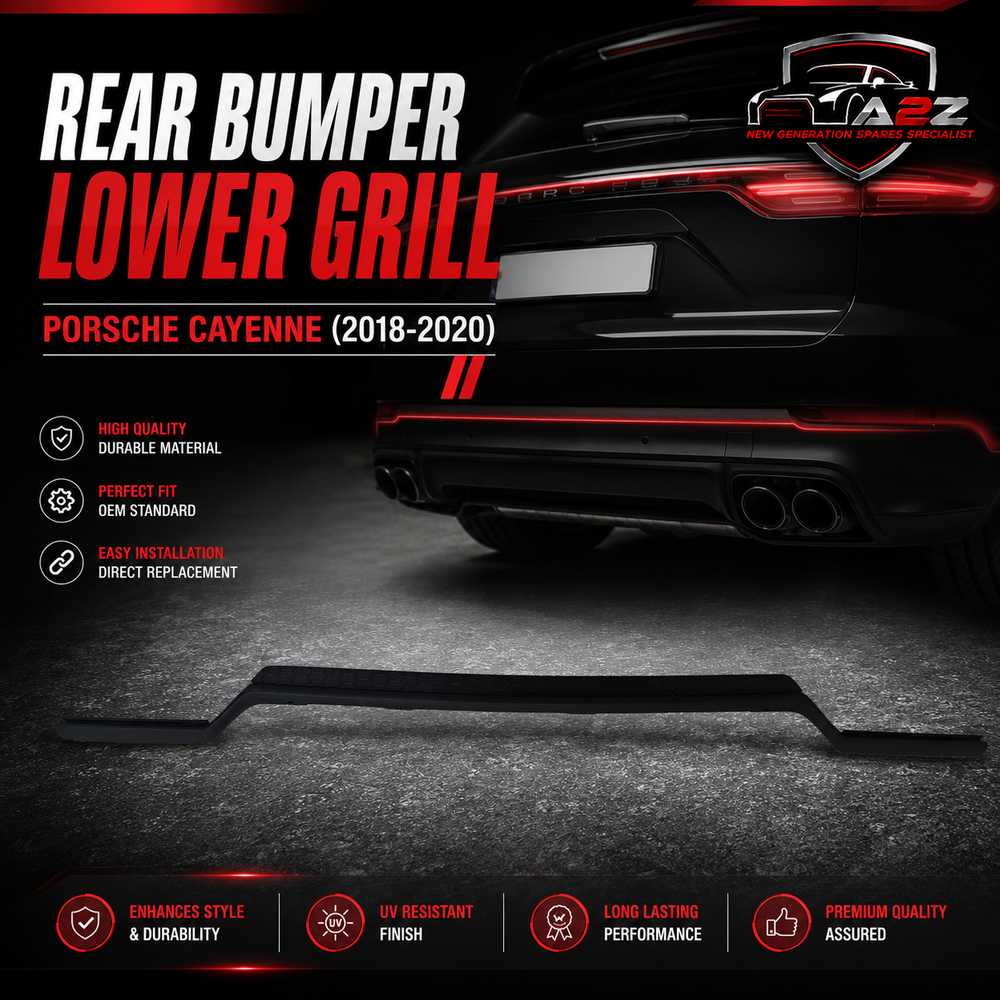 Rear Bumper Lower Grill 9Y0807649 Compatible With Porsche Cayenne (2018-2020) Tag No.514