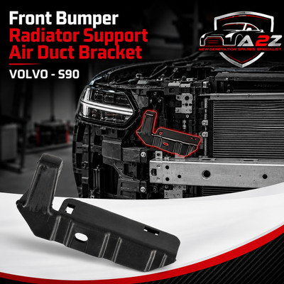 Front Bumper Radiator Support Air Duct Bracket Left 31425104 Right 31425105 Compatible With VOLVO - S90 Tag No.2810