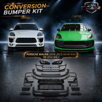 Conversion Bumper Kit Compatible With Porsche Macan (2014-2017)  Upgrade  To Porsche Macan 2024 (Shipping Cost Not Included In Price)