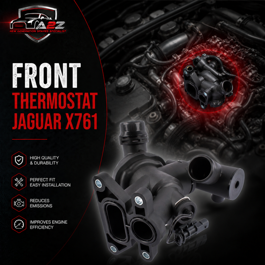 Front Thermostat JDE38476 JDE36843 JDE39871 JDE40345 LR105974 G4D38575AD G4D38575AF Compatible With JAGUAR F-PACE (X761) XE (X760) XF II (X260) Tag No.143