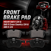 Front Brake Pad 30793539 2414201 P24077 Compatible With VOLVO S60 II 134 & S60 II Cross Country 134 & S80 II 124