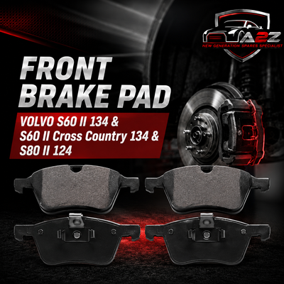 Front Brake Pad 30793539 2414201 P24077 Compatible With VOLVO S60 II 134 & S60 II Cross Country 134 & S80 II 124