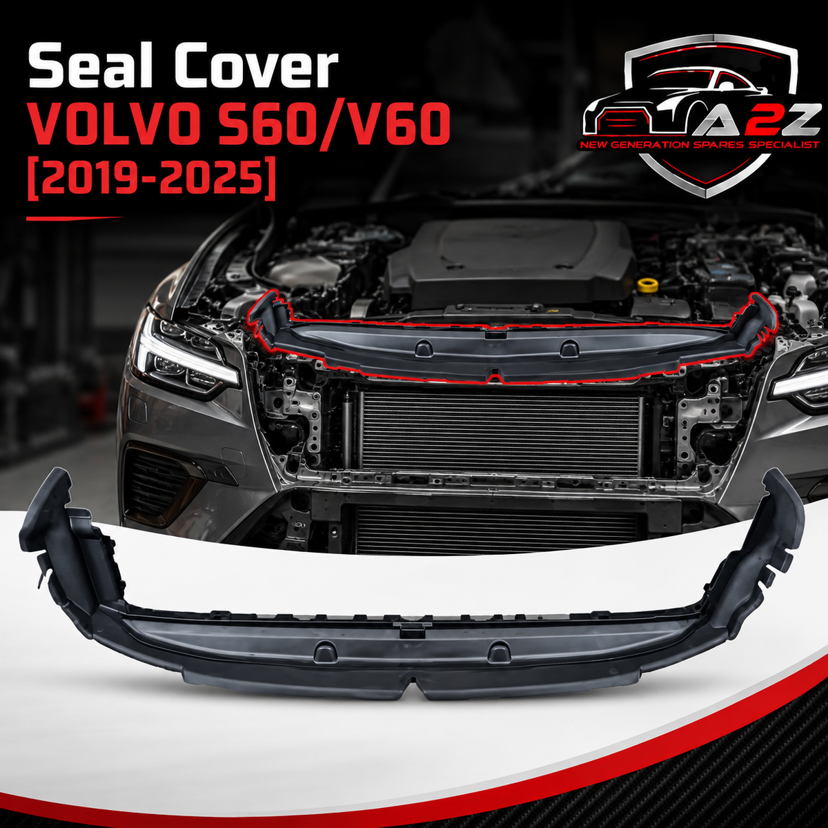 Seal Cover 31455591 Compatible With VOLVO S60/V60 [2019-2025]