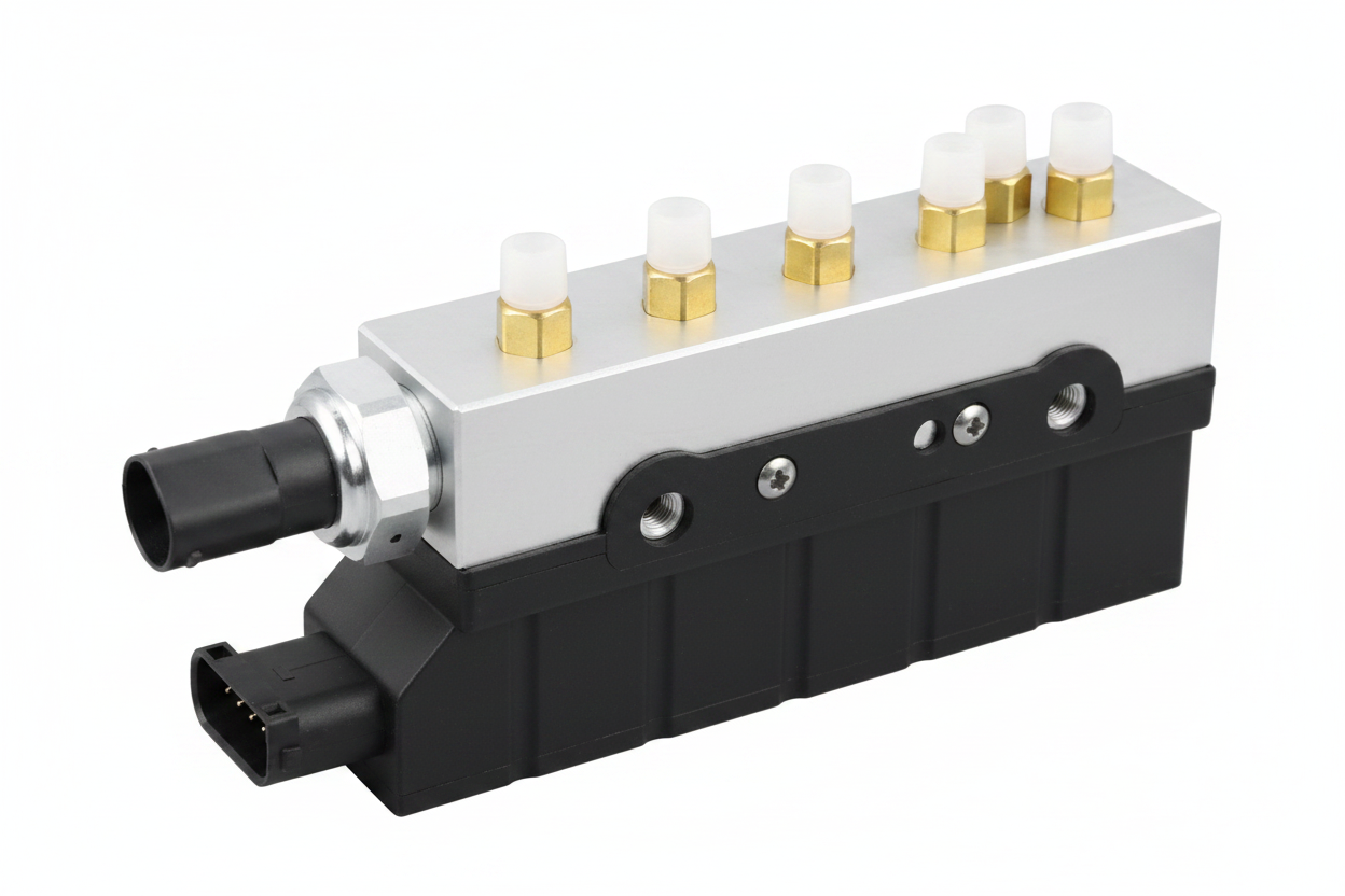 Air Suspension Solenoid Valve Block 2203200258 A2203200258 Compatible With MERCEDES-BENZ S-CLASS W220