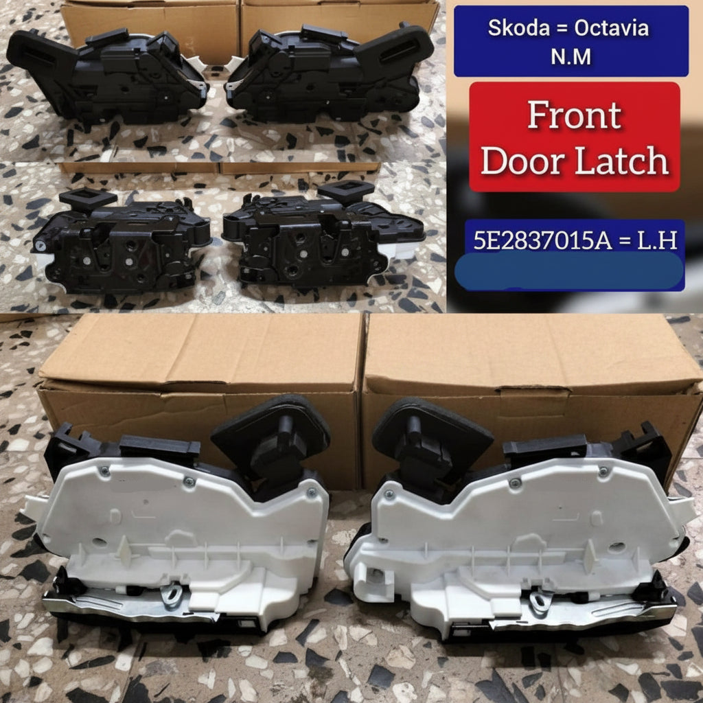 Front Left Door Lock Actuator 5E2837015A Compatible With SKODA O CTAVIAN (New Model) (2011-17)