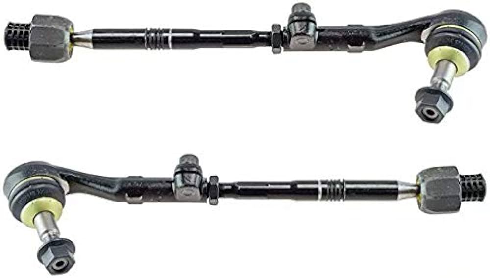Front Steering Tie Rod End Head Assembly (Rack End & Tie Rod End) Right & Left Set 32106765235 32106765236 Compatible With BMW 3 Series (E90) & X1 (E84) & Z4 Roadster (E89)