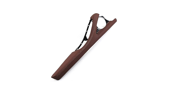 DOOR LINING LEATHER FRONT RIGHT Red Brown 51417273058 Compatible with BMW 5 Series F10