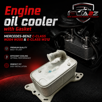 Engine oil cooler with Gasket  6511800665 A6511801165 6511801165 A6511801310 A6511800610 A6511800810 6511801310 6511800810 6511800610 A6511800665  For MERCEDES-BENZ C-CLASS W204 W205 & E-CLASS W212  Tag-O-20