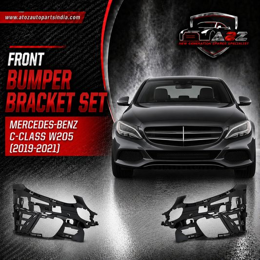 Front Bumper Bracket Left 2058855502 & Right 2058855602 Compatible With Mercedes-Benz C-CLASS W205 (2019-2021) Tag No.789