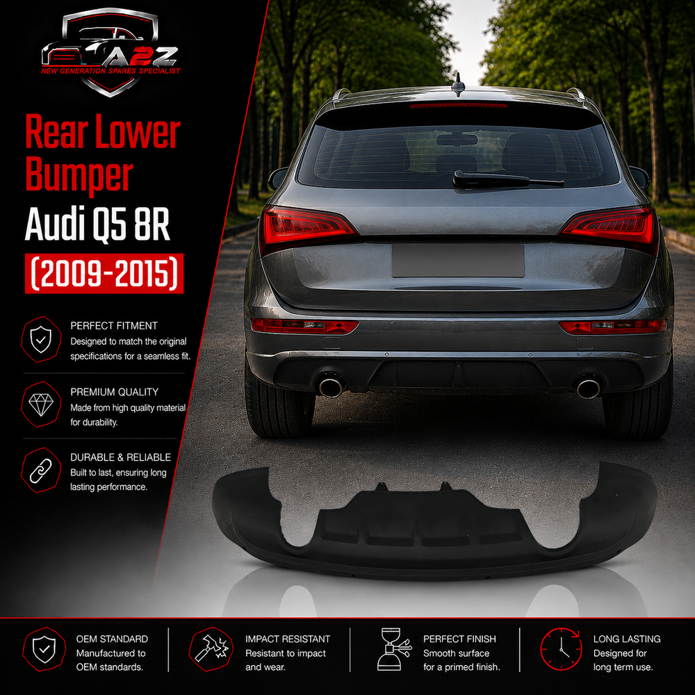 Rear Lower Bumper 8R0807521P=BA Compatible With Audi Q5 8R (2009-2015) Tag No.212