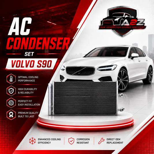 AC Condenser 32252574 31657301 32138990 32339858 31686539 Compatible With VOLVO S90 II (234) & V90 II Estate (235) & XC60 II (246) Tag No.303