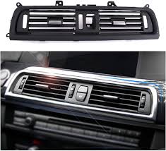 Black Ac Vent Grille Center 64229166885 & Right 64229166894 & Left 64229166893 & Rear 64229172167  Compatible With BMW 5 Series F10