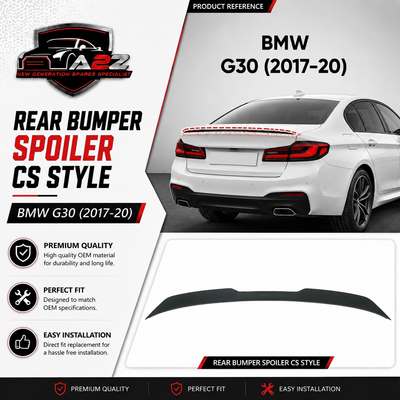 Rear Bumper Spoiler CS Style BMRS9 Compatible With BMW G30 (2017-20)