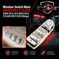 Window Switch Main Compatible With Mercedes C Class Window Switch Main C Class W205 2016 Glc W253 2016 E Class W213 2018 Beige Tag No.43