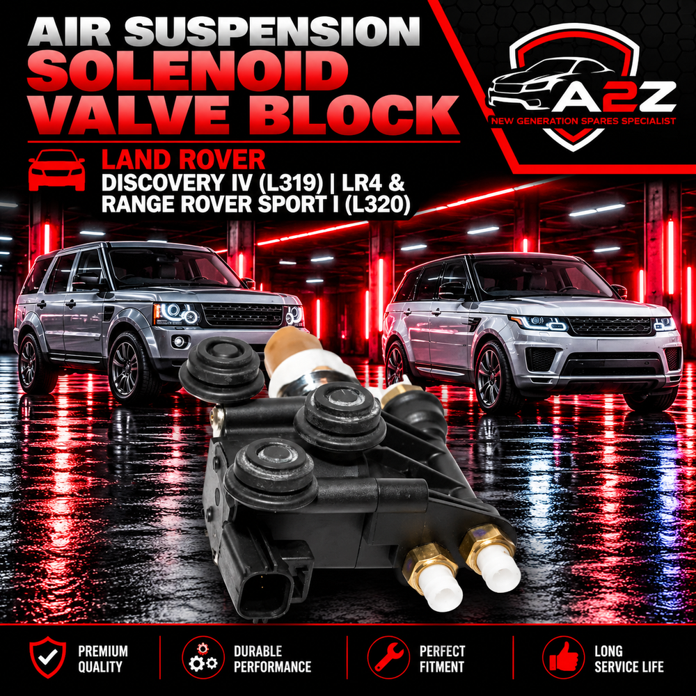 Air Suspension Solenoid Valve Block RVH000046 RVH500070 Compatible With LAND ROVER DISCOVERY IV (L319) | & LR4 RANGE ROVER SPORT I (L320)
