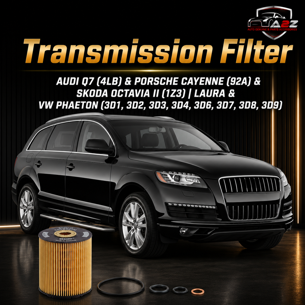 Transmission Filter E1001HD28 & 0001801509 Compatible With AUDI Q7 (4LB) & PORSCHE CAYENNE (92A) & SKODA OCTAVIA II (1Z3) | LAURA & VW PHAETON (3D1, 3D2, 3D3, 3D4, 3D6, 3D7, 3D8, 3D9) Tag.282
