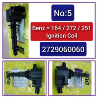 Ignition Coil 2729060060 A0001501980 A0001502680 A0001502780 For MERCEDES-BENZ C-CLASS W204 & E-CLASS W211 W212,GL-CLASS X164 Tag-I-05