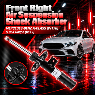Front Right Air Suspension Shock Absorber A1763234400 Compatible With MERCEDES-BENZ A-CLASS (W176) & CLA Coupe (C117) (1PCS)