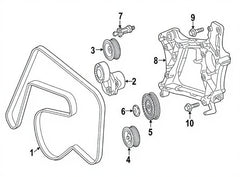 Belt Tensioner With Pulley 6512001570 6512002170 Compatible With MERCEDES-BENZ C-CLASS (W204) & CLS (C218) & E-CLASS (W212) & GLE (W166) & M-CLASS (W166)