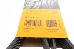 Multi Rib Belt 8PK1786 11287590148 Compatible With BMW 5 (F10) (CONTINENTAL)