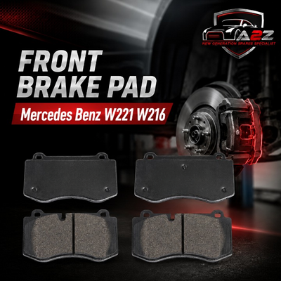 Front Brake Pad Set 0044206220 Compatible With Mercedes Benz W221 W216