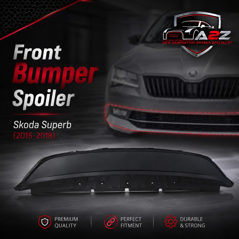 Front Bumper Spoiler 3V0807061 Compatible With Skoda Superb (2015-2018) Tag No.1162